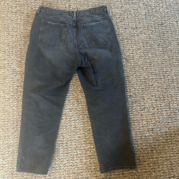 Garage Justina Black Denim Straight Jeans - Picture 2 of 5
